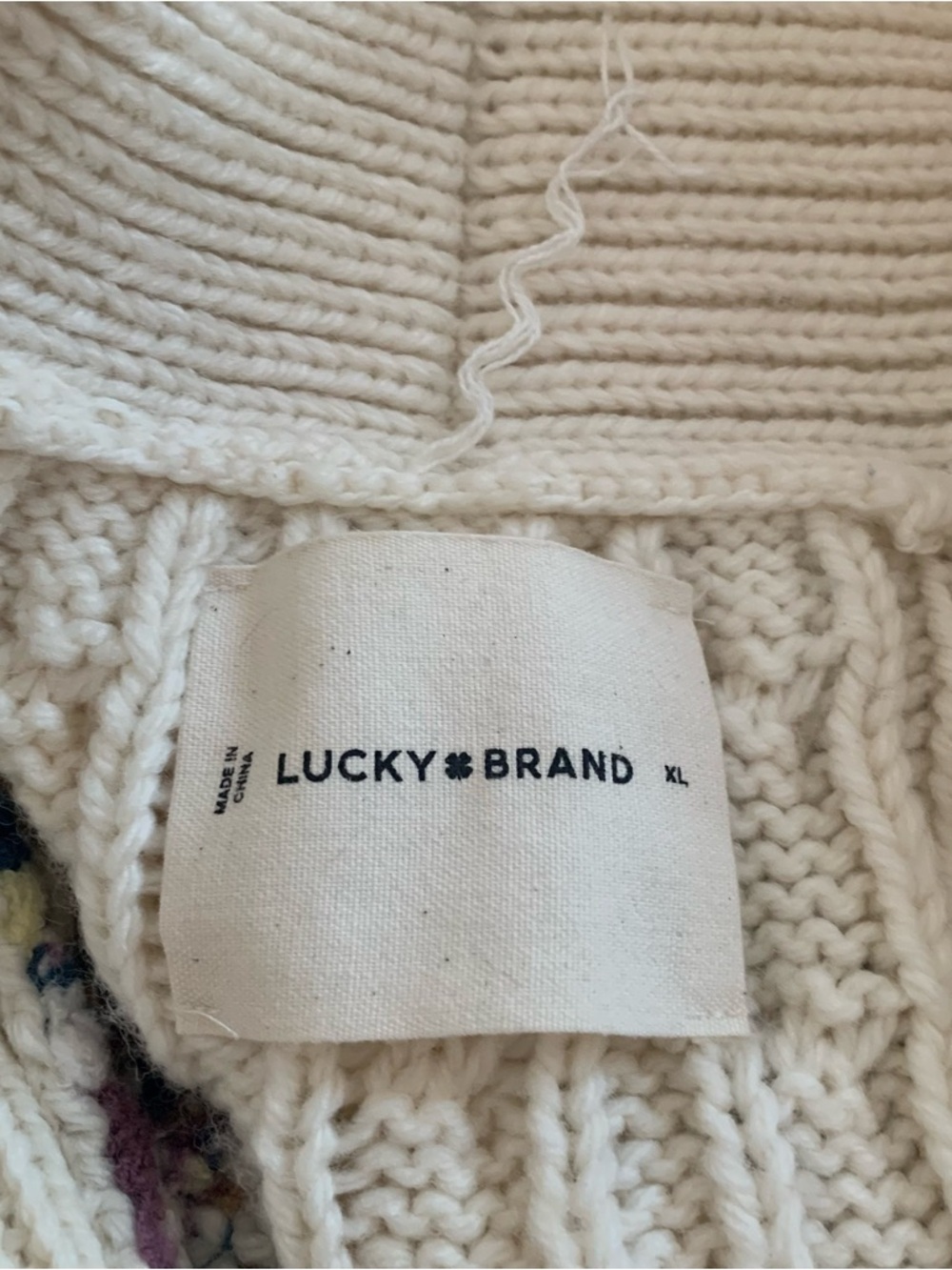 Lucky Brand Heavy Knit Cardigan - Picture 9 of 10